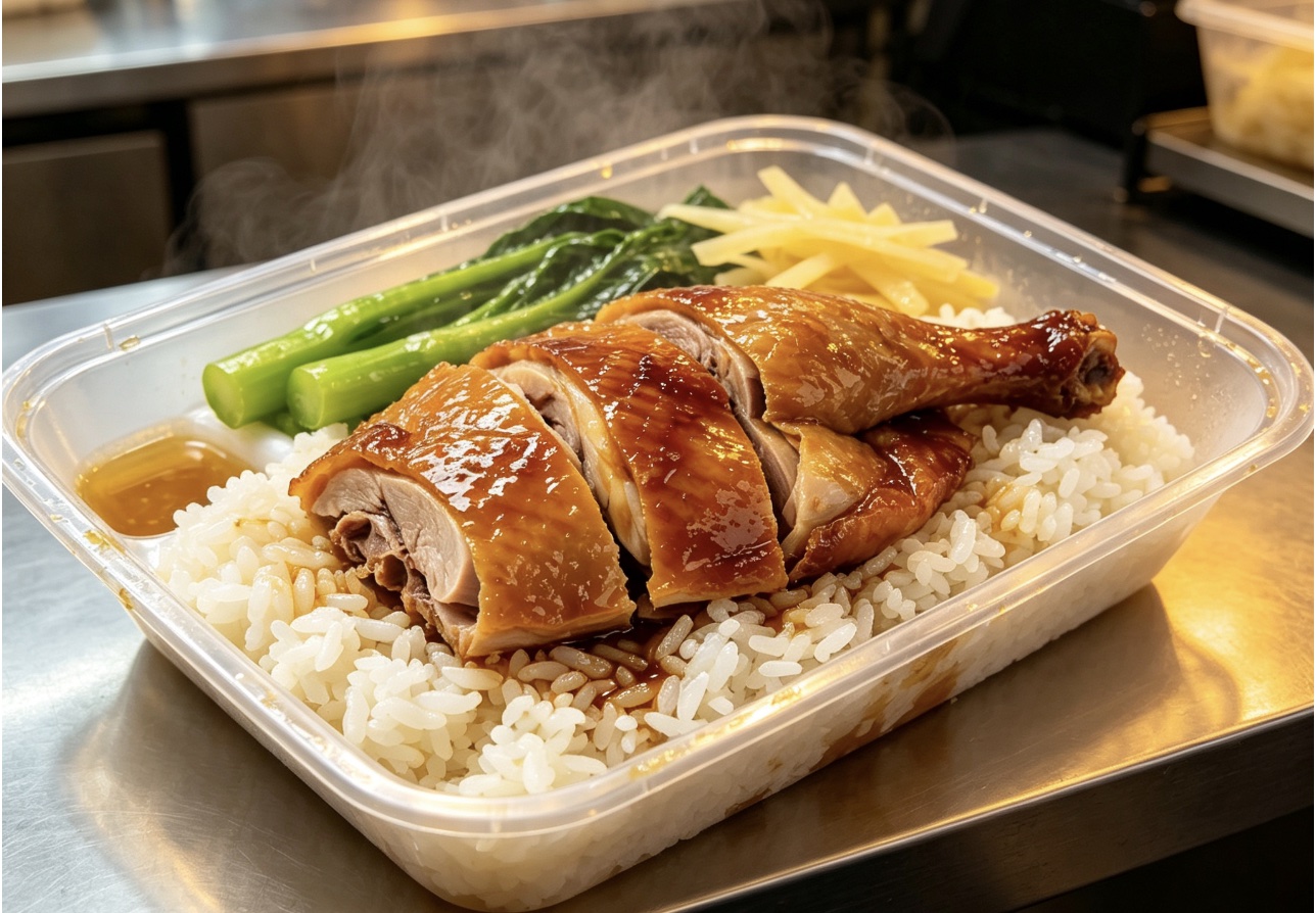 燒鵝飯真實照片
